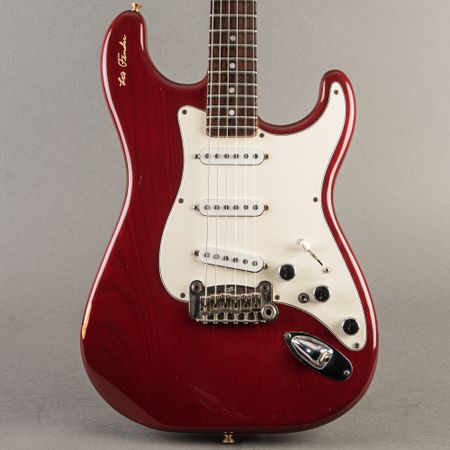 G&L S-500 Leo Fender Signature 1990, Trans Red thumbnail
