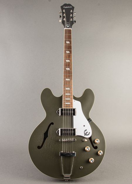 Carter Vintage - Epiphone Casino Worn 2023, Olive Drab