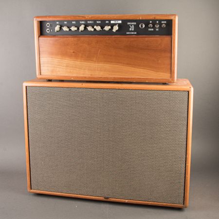 Bruno Underground 30 w/ 2x12 Celestion Blue Cabinet 1990's, Natural thumbnail