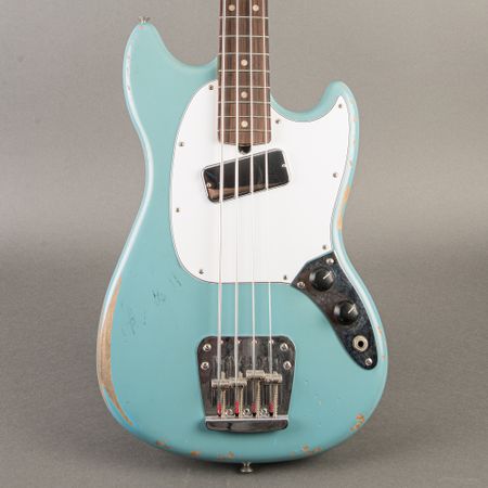 Fender JMJ Mustang Modded Bass 2024, Daphne Blue thumbnail