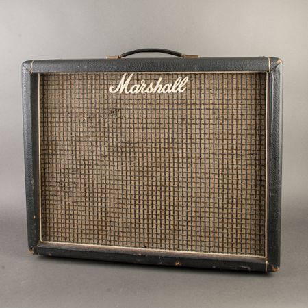 Marshall 2045 RARE 2x12 w/ Celestion G12H Greyback 30w 1974, Black thumbnail