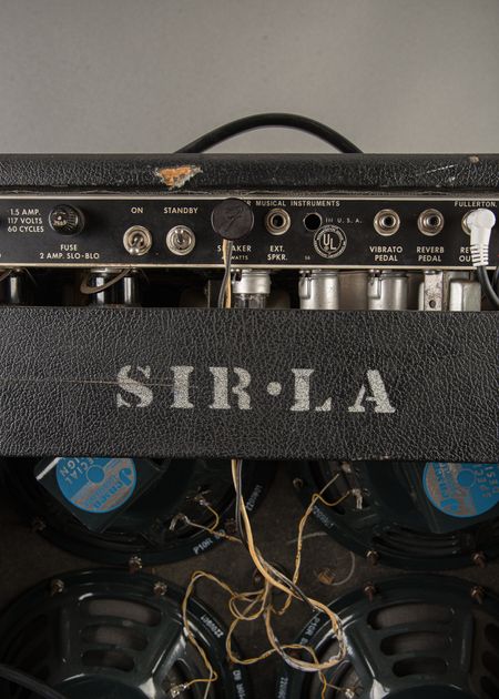 ギター Fender Reverb Carter Vintage - Fender Super Reverb 1974, Black Tolex