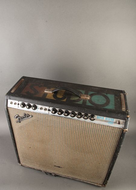 ギター Fender Reverb Carter Vintage - Fender Super Reverb 1974, Black Tolex