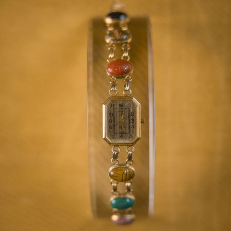 Sable Vintage 1970s Scarab Gemstone Large thumbnail