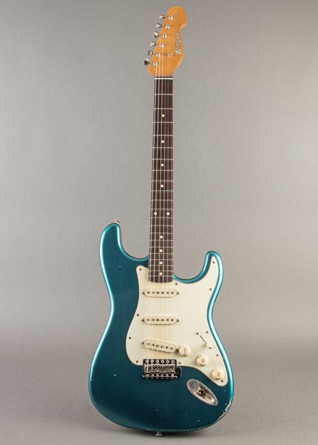 ◆ CustomElectrolic Relic Lake.P.BStrato◆ Platinum Fender Custom Shop Limited-Edition Double-Bound