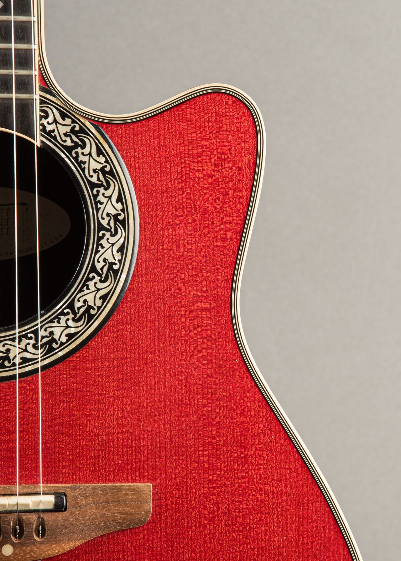 Carter Vintage - Ovation 1867 Legend 2000, Trans Red