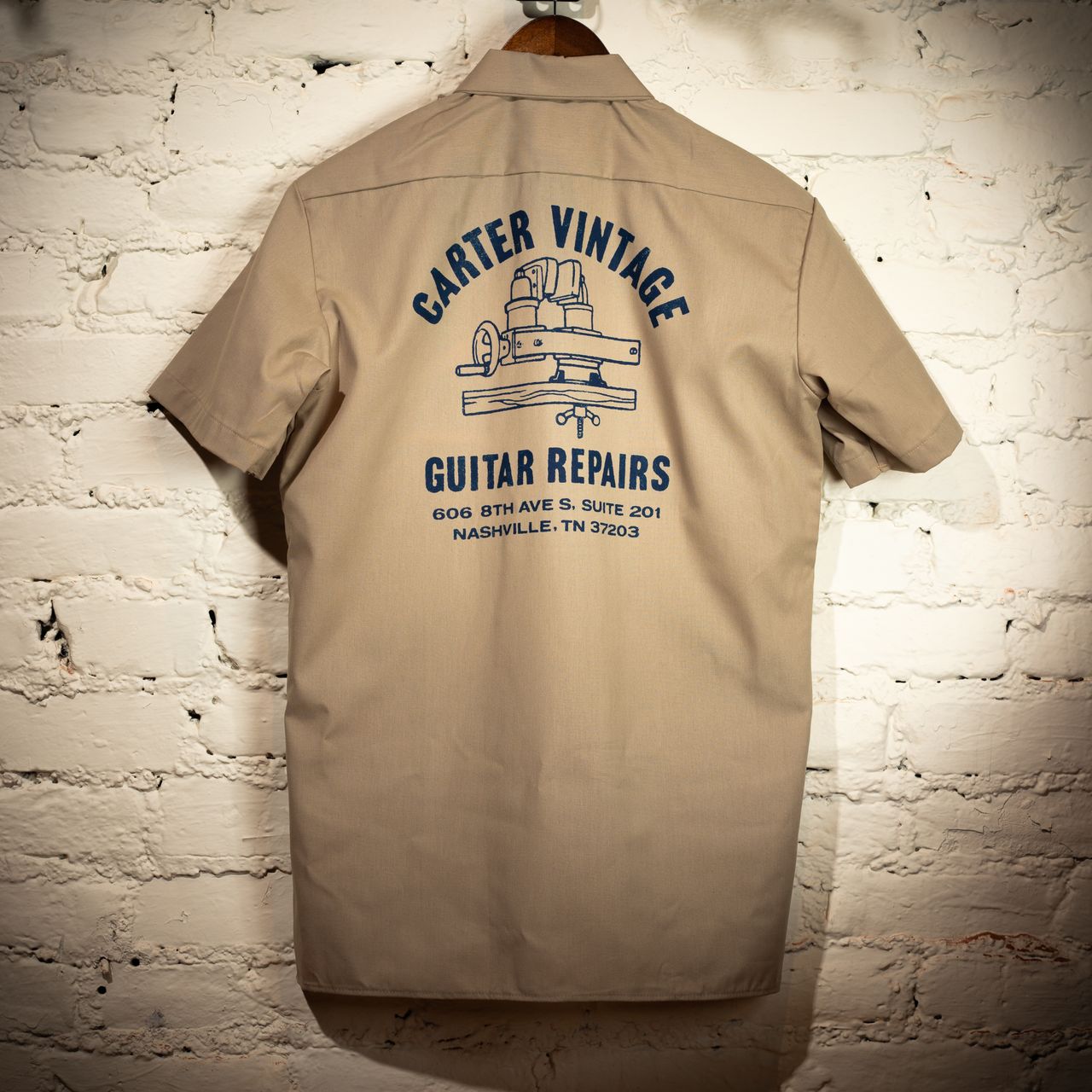 Carter Vintage - Dickies Repair Work Shirt - Khaki | Carter