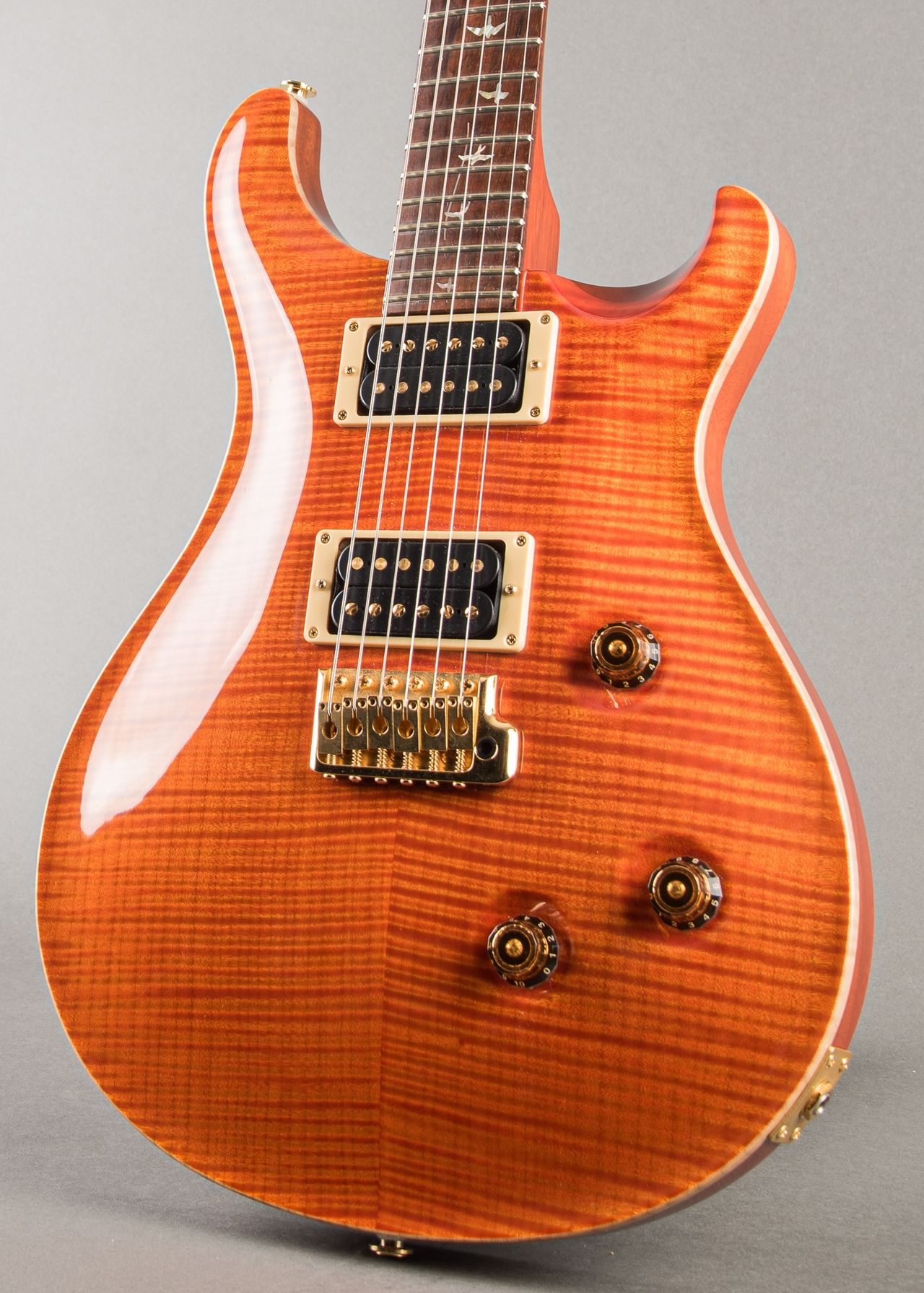 ギター PRS Custom24 10top 20th Anniversary 2005 Carter Vintage - PRS 20th Anniversary Custom 24 2005, Orange