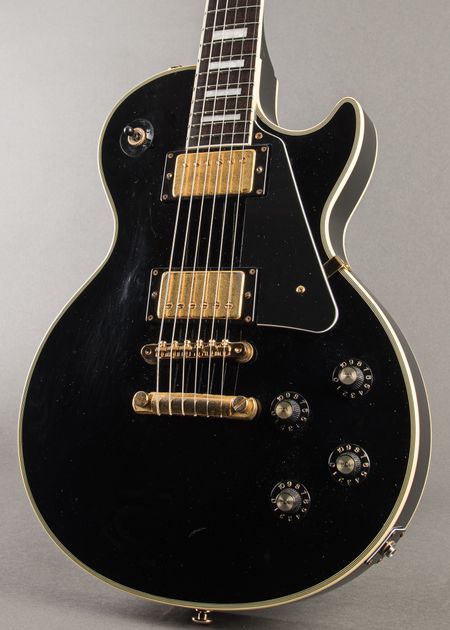美品 Burny バーニー RLC-60 LesPaul Custom ブラック Carter Vintage - Burny RLC-60 Les Paul Custom 1990s, Ebony