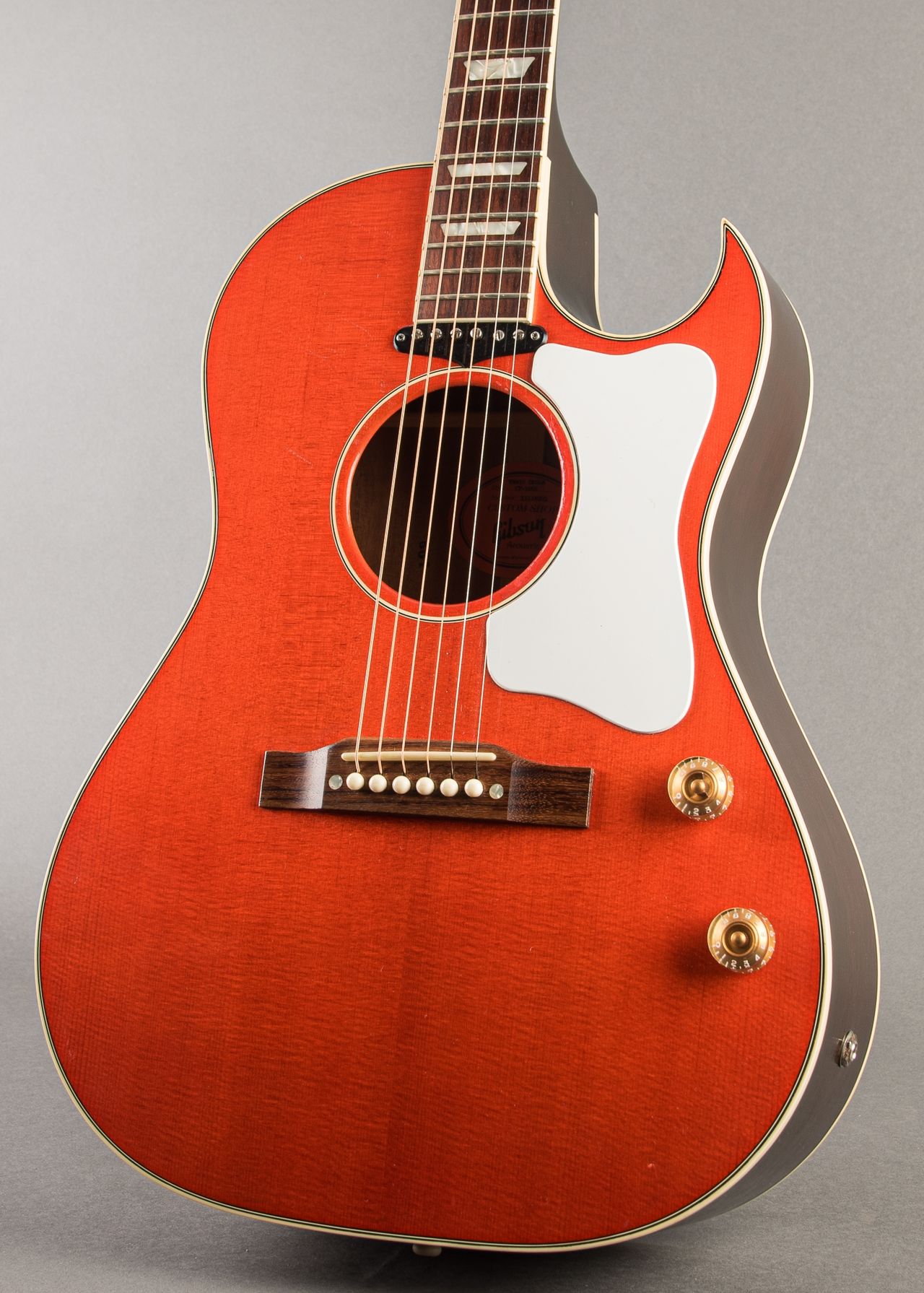 ギター Gibson Tamio Okuda CF-100E(Faded Cherry) Carter Vintage - Gibson Tamio Okuda CF 100E 2014, Faded