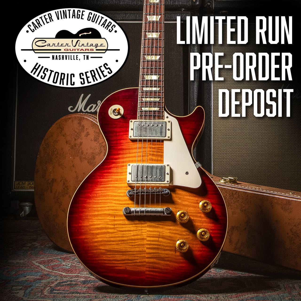 Carter Vintage Guitars Historic Series 1959 Gibson Les Paul - DEPOSIT thumbnail