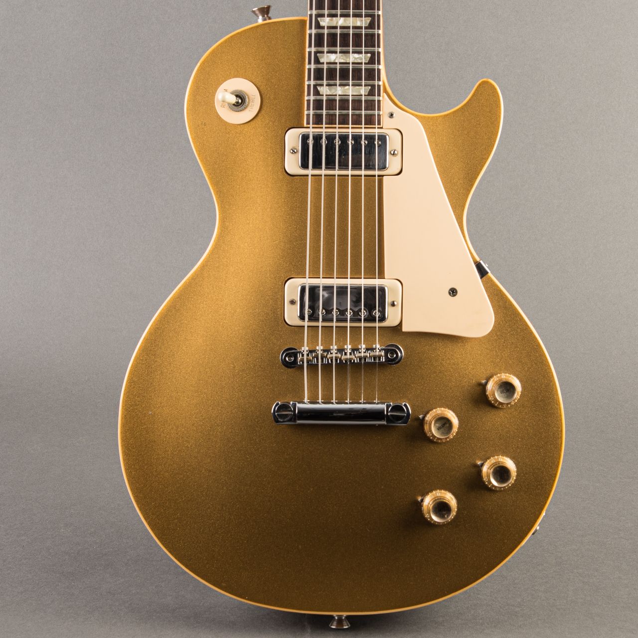 ぽよGibsonLesPaul Deluxe LimitedEdition Carter Vintage - Gibson Les Paul Deluxe 1973, Gold Top