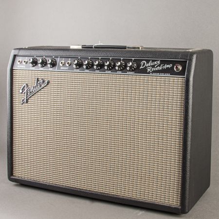 Fender '64 Custom Deluxe Reverb Hand-Wired RI 2022, Black thumbnail