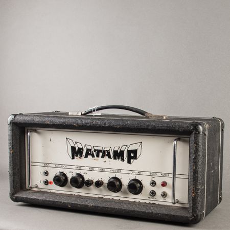 Matamp GT100 Head 100w 1970's, Black thumbnail