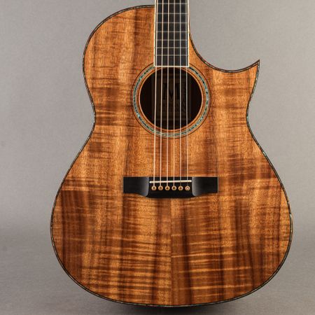 Morgan Guitars  Concert Florentine Cutaway Koa 1985, Natural thumbnail