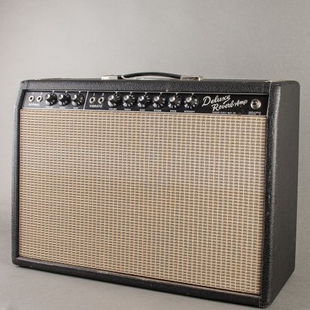 Fender Pre-CBS Deluxe Reverb AB763 1965, Black thumbnail