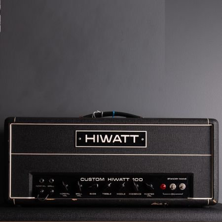 Hiwatt Custom 100 DR103 Early Hylight Era Harry Joyce 1973, Black thumbnail