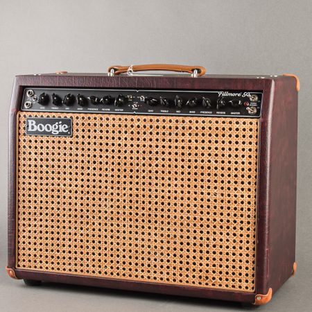 Mesa Boogie Fillmore 50 1x12 Combo 2018, Bordeaux Bronco w/ Wicker Grille thumbnail