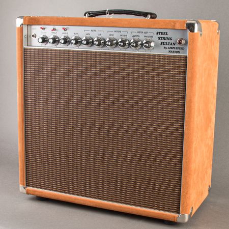 Amplified Nation Steel String Sultan 50w 1x12 Combo Dumble Clone 2020, Brown Suede thumbnail