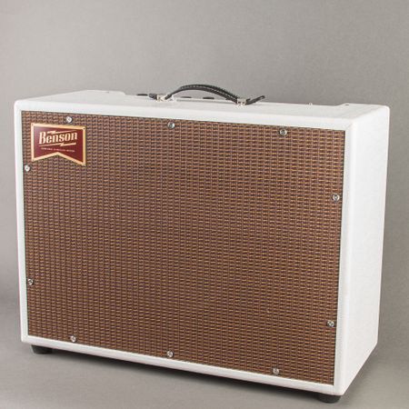 Benson Bellringer 1x12 Combo 2024, White w/Ox Blood Grille Cloth thumbnail