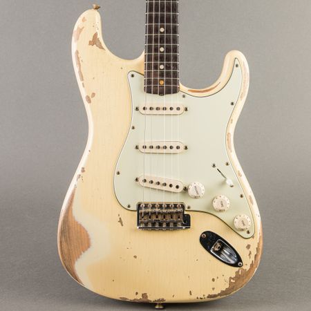 Fender Custom Shop Wildwood 10 61 Heavy Relic Stratocaster 2021, Olympic White thumbnail