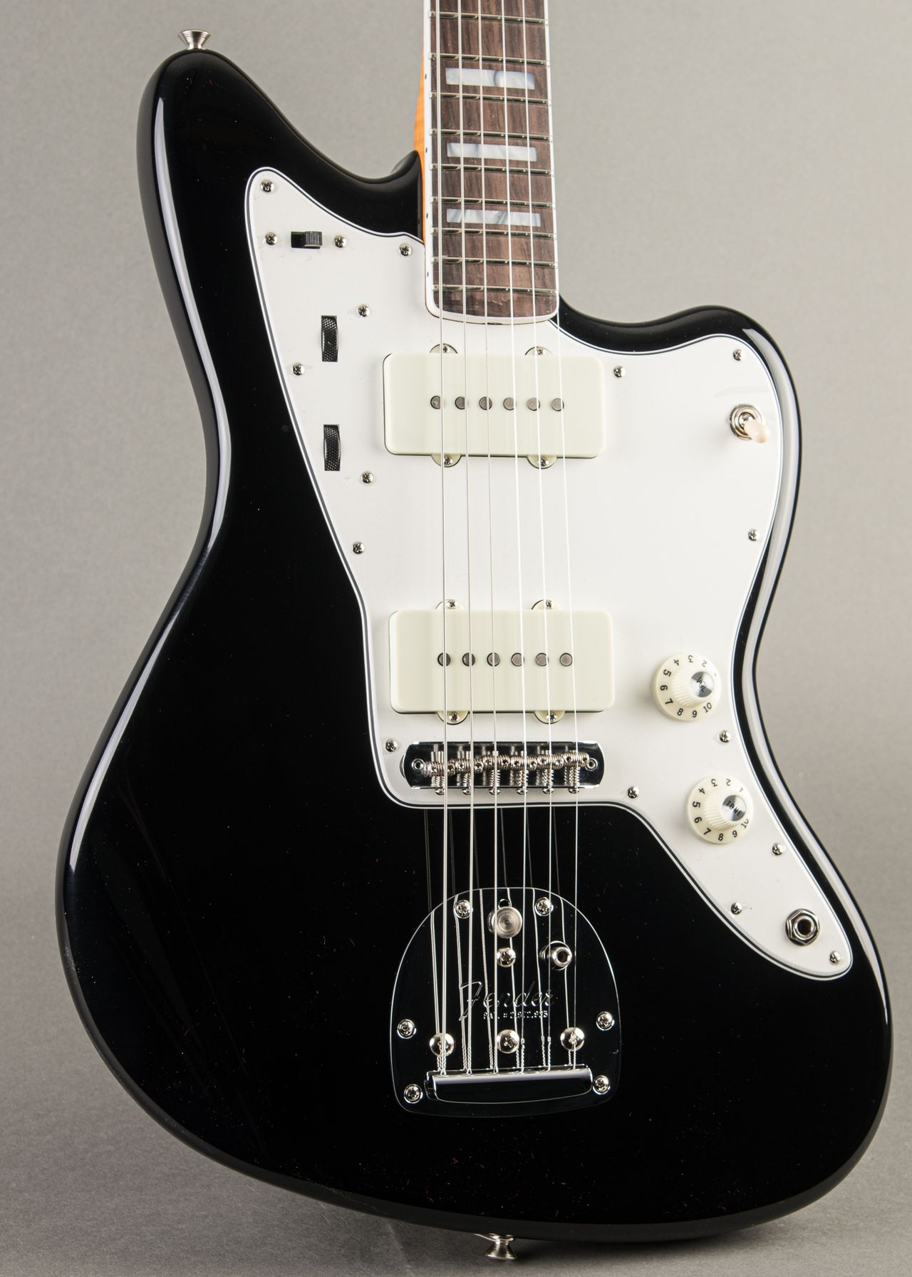 ギター Fender Jazzmaster 2025 Black Fender Made in Japan Traditional 2025 60s Jazzmaster Black