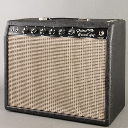 Fender Pre-CBS Princeton Reverb AA764 1965, Black thumbnail