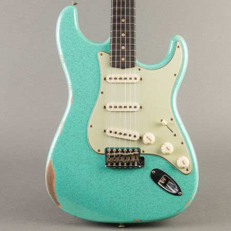Fender Custom Shop 60s DualMag Stratocaster 2025, Seafoam Green Sparkle Relic thumbnail