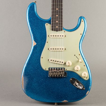 Fender Custom Shop 60s DUALMAG II Stratocaster Relic 2025, Blue Sparkle thumbnail