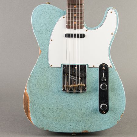Fender Custom Shop Limited '61 Telecaster Relic 2025, Aged Daphne Blue Sparkle thumbnail