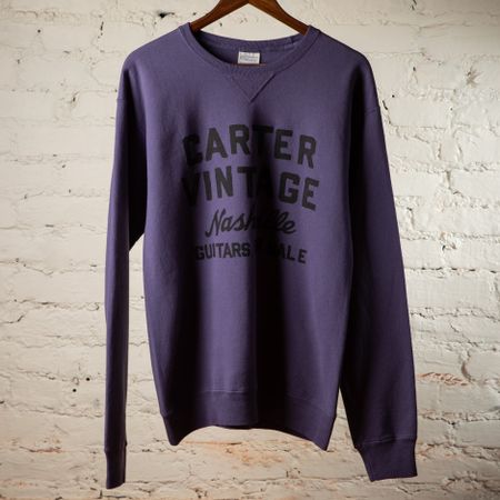 Carter Vintage Violet "Guitars For Sale" Crewneck thumbnail