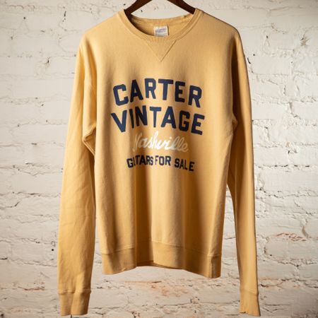 Carter Vintage Gold "Guitars For Sale" Crewneck thumbnail