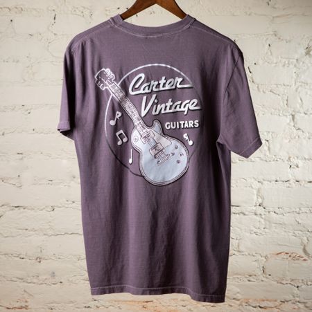 Carter Vintage Plum Guitar Tee thumbnail