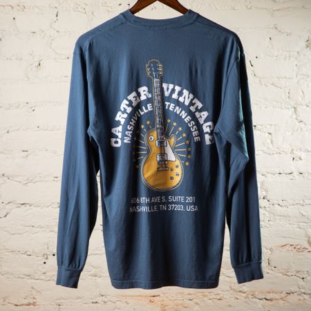Carter Vintage Navy Festival Long Sleeve Shirt thumbnail