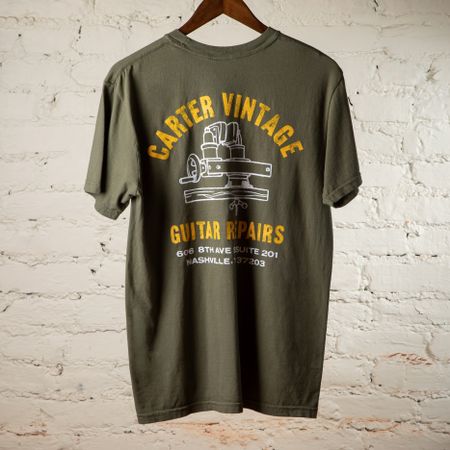 Carter Vintage Green Repair Shop Tee thumbnail