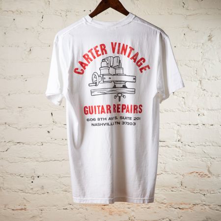 Carter Vintage White Repair Shop Tee thumbnail
