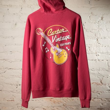 Carter Vintage Red Goldtop Guitar Hoodie thumbnail