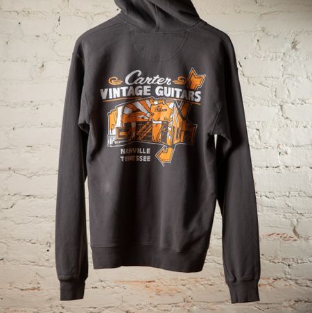 Carter Vintage Charcoal Mural Hoodie thumbnail