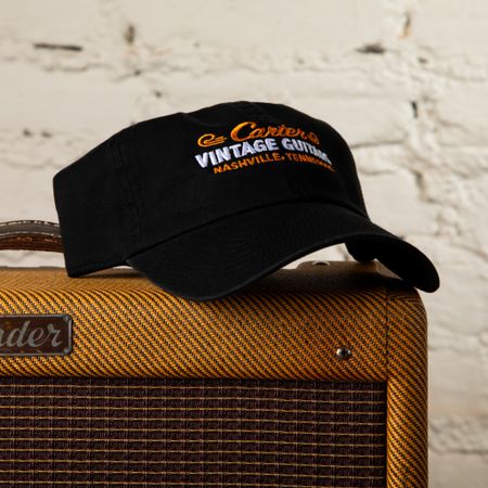 Carter Vintage Black & Orange Dad Hat thumbnail