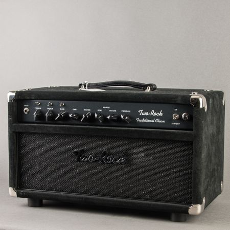 Two Rock Traditional Clean 100w Head 2018, Black Suede thumbnail