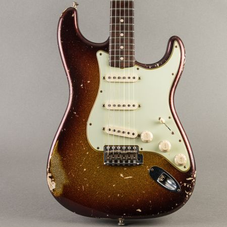 Fender Masterbuilt Dennis Galuszka ‘60s Stratocaster Brazilian Rosewood Neck 2019, 3-Tone Sparkle Sunburst thumbnail