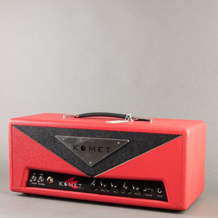 Komet 60 Trainwreck Style Head Owned By Mark Tremonti 2010's, Red/Black thumbnail