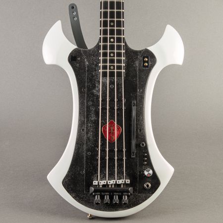 Staccatto MG Bass Owned By Bill Wyman 1985, Holographic White thumbnail