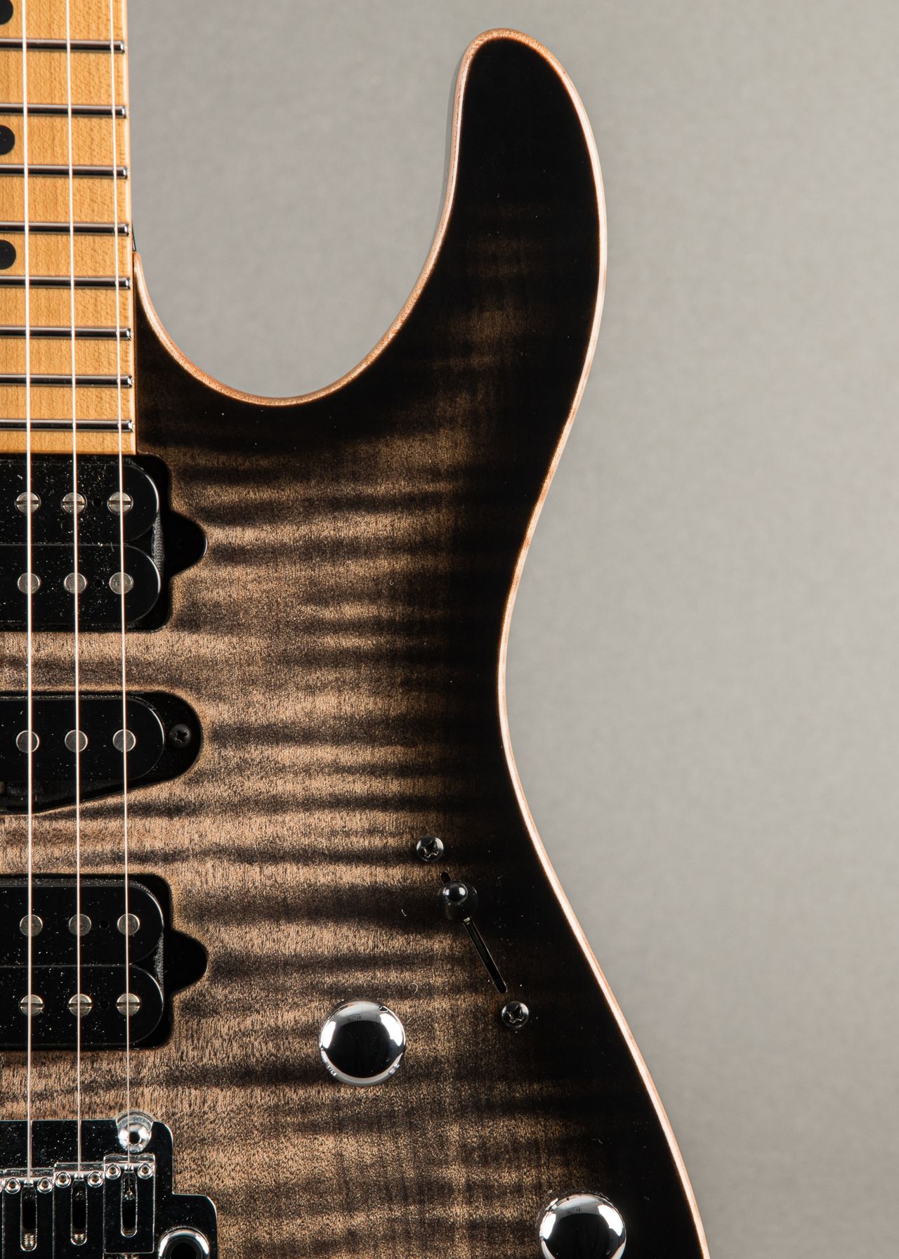 Carter Vintage - Suhr Modern 2022, Trans Charcoal Burst | Carter