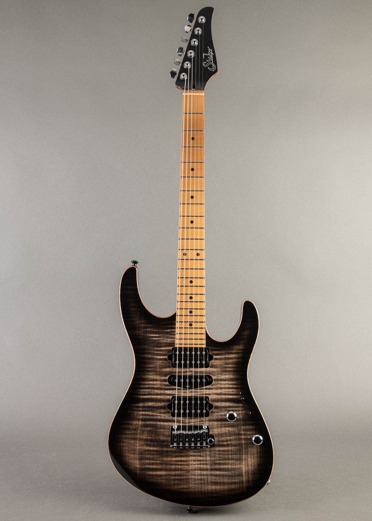 Carter Vintage - Suhr Modern 2022, Trans Charcoal Burst