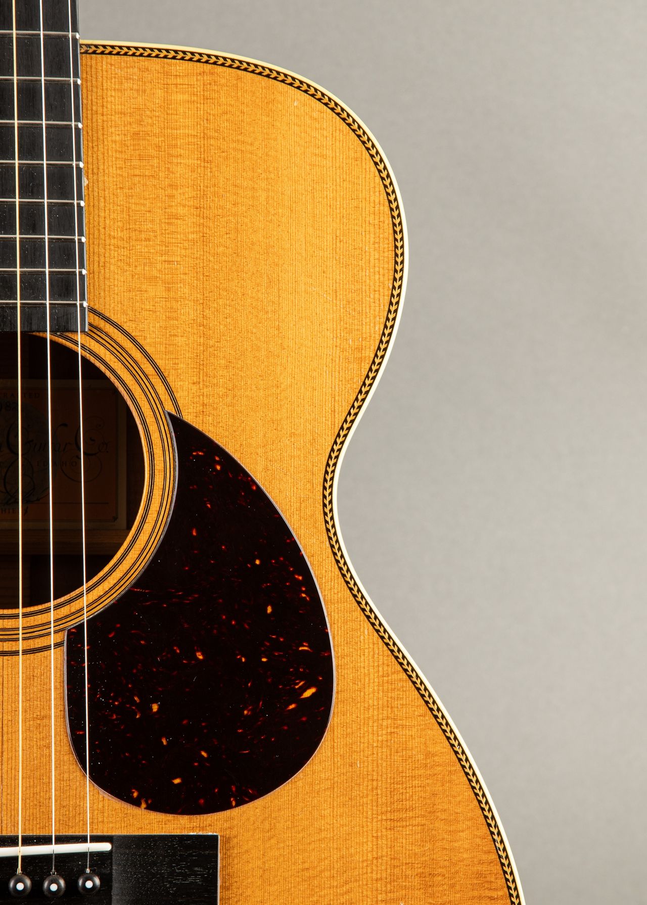 Carter Vintage - Franklin Guitar Co. OM Koa 1982, Natural | Carter