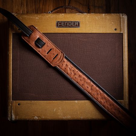 Franklin Padded Ostrich Leather Strap thumbnail
