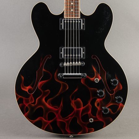 Gibson Custom ES-355 Memphis Summer Jam Electric Spanish Series 2011, Black with Flames thumbnail