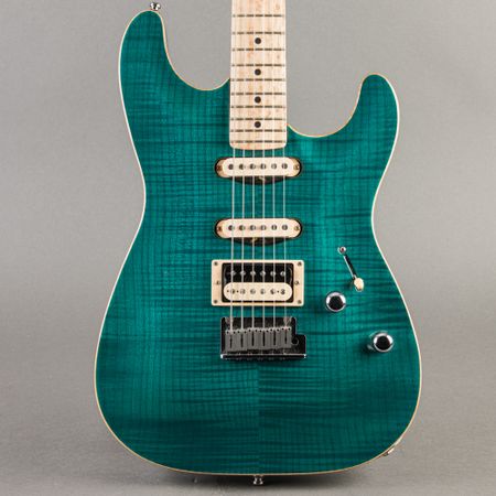 Fender Custom Shop Carved Top Stratocaster 1998, Race Green thumbnail