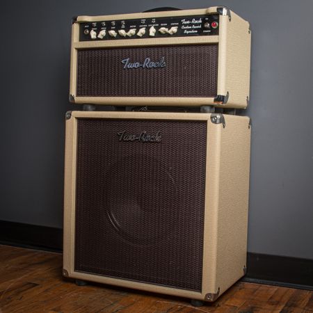 Two Rock Custom Reverb Signature V2 50w & 1x12 Cab 2008, Blonde thumbnail